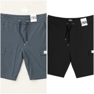 Shorts-2pic-Ash/Black